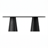 ALBA DINING TABLE BLACK OAK